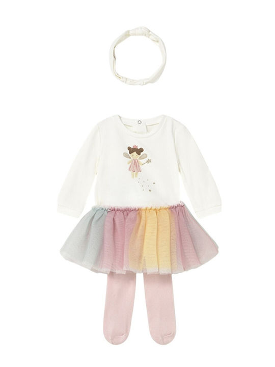 Mayoral Baby Bodysuit Set Long-Sleeved with Acc...