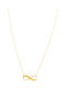 Savvas Design Колие Безкрайност от Злато 14K