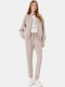 Women's Fabric Trousers Nude/Beige