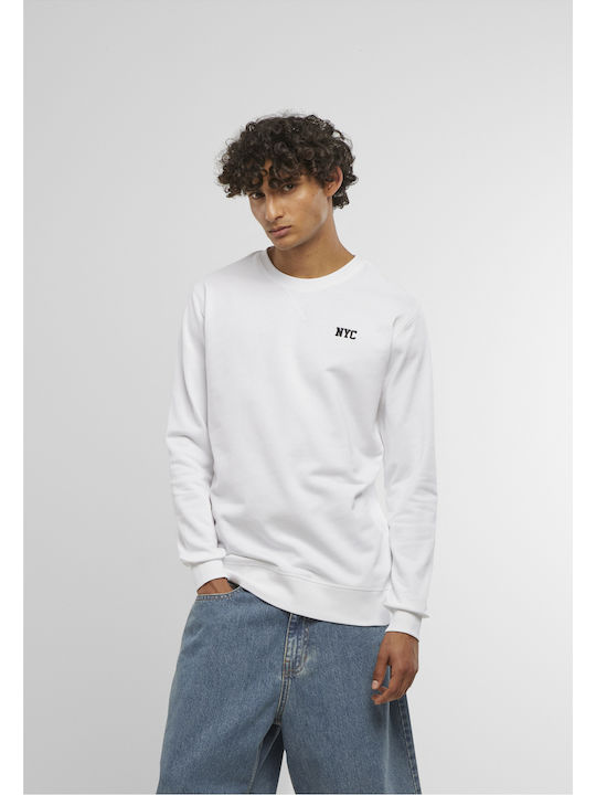 Mister Tee Wording Emb Sweatshirt White