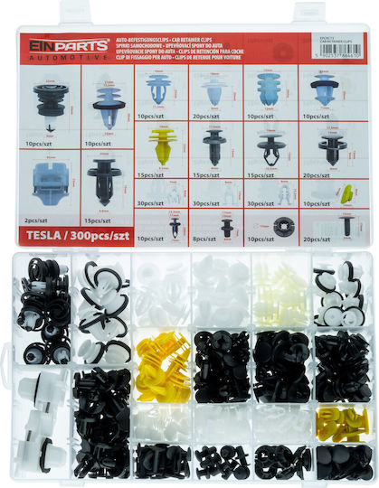 Clips Pins Dedicated Tesla Set 300 Pcs