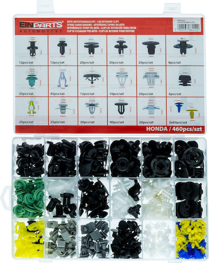 Clips Fasteners Dedicated To Honda Set 460 Pcs