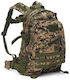 Nils Military Backpack Backpack made of Polyester Khaki 45lt