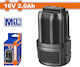 Wadfow Tool Battery Lithium 16V with Capacity 2Ah