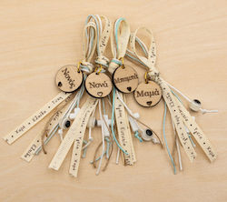 Makwedding Christening Charm Keychain 4 Pieces