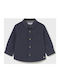 Kids Shirt Long Sleeve Blue