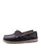 Men's Leather Boat Shoes Brown