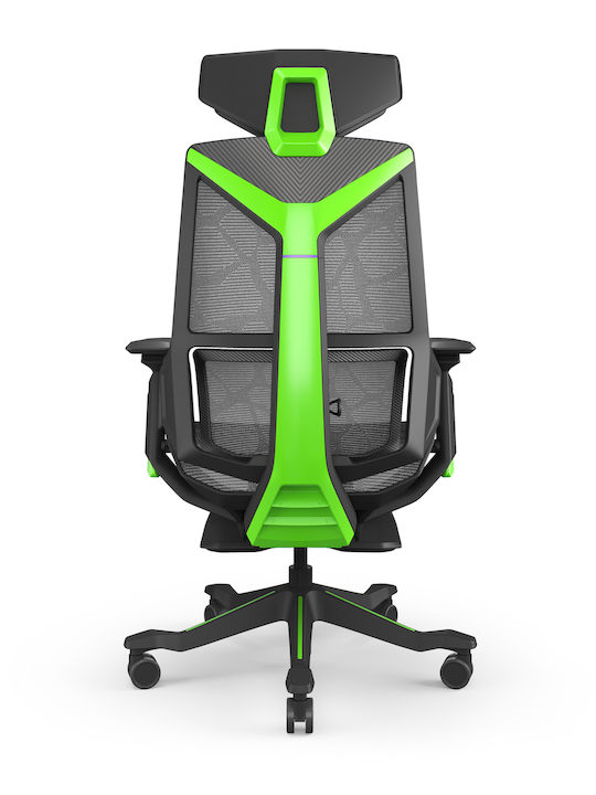 Scaun de birou cu înclinare Bloodragon Green, Grey Bloodragon THESIS