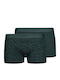 Slipuri pentru bărbați Dark Green 2Pachet