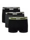 Herren Boxershorts Black, Grey 3Packung