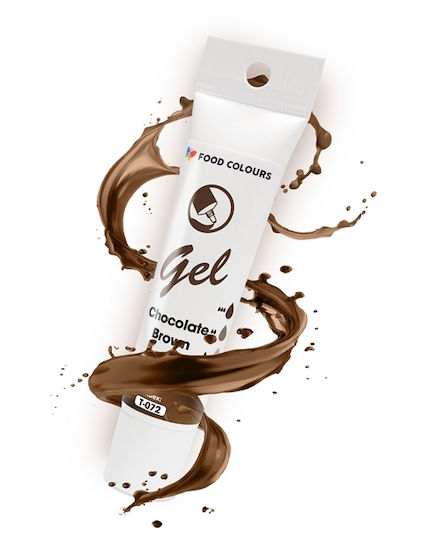 Food Colours Colorant pentru Cofetărie în Formă de Gel Maro 1buc 30gr Tub