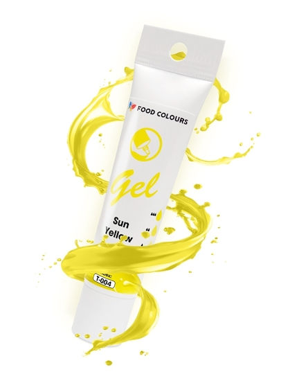 Food Colours Colorant pentru Cofetărie în Formă de Gel Galben 1buc 30gr Tub