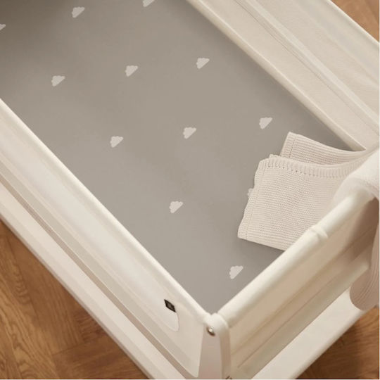 Snuz Baby Sheets Set Cradle Cotton Gray 44x80cm 2pcs