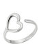Senza Damen Ring mit Steinen aus Stahl