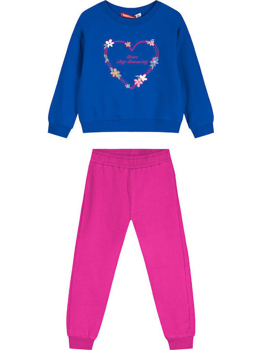 Energiers Kids Sweatpants Set Blue 2pcs