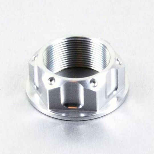 Pro Bolt Aluminum Handlebar Clamp Nut Ltyokeo20s Kawasaki Zzr 1400 Abs 12-20 Triumph Daytona 675 06-14 Silver