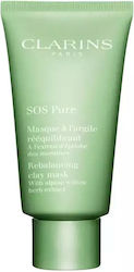 Clarins Sos Pure Маска За Лице 75мл Clarins Sos Pure Маска За Лице 75мл