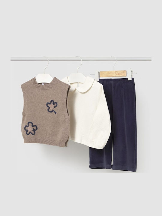 Kids' Set with Pants Winter 3pcs Navy Blue