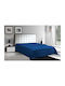 Matex Coverlet Single from Polyester Black 170x210cm