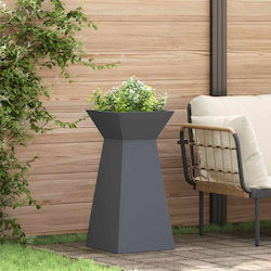 vidaXL Blumentopfständer Metall Grau 35cmx35cmx...