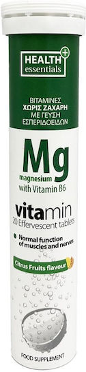 Health Essentials Vitamin B mit Vitamin B6 20 Sprudeltabletten