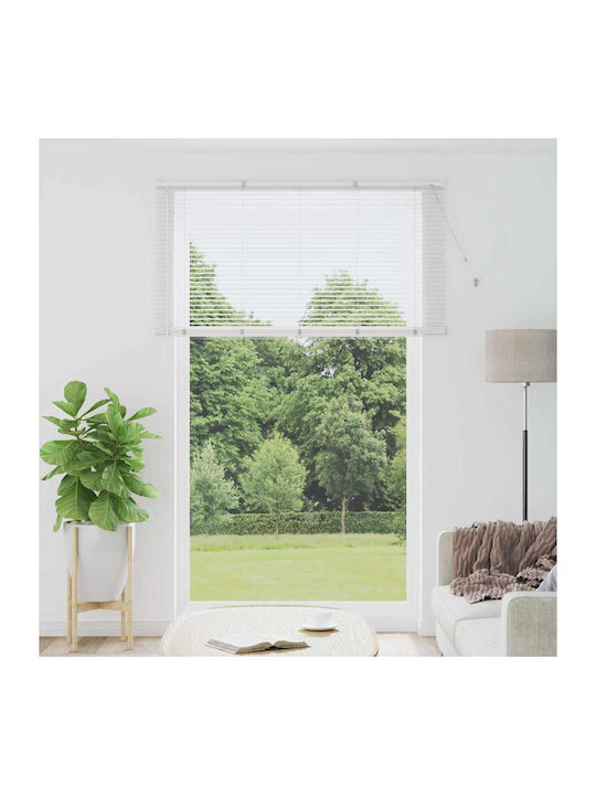 vidaXL Shade Blind Aluminum in White Color L150...