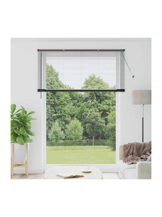 vidaXL Shade Blind Aluminum in Black Color L155...