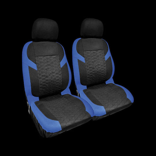 Ototop Front Car Covers 2pcs Polyester Blue / Blue