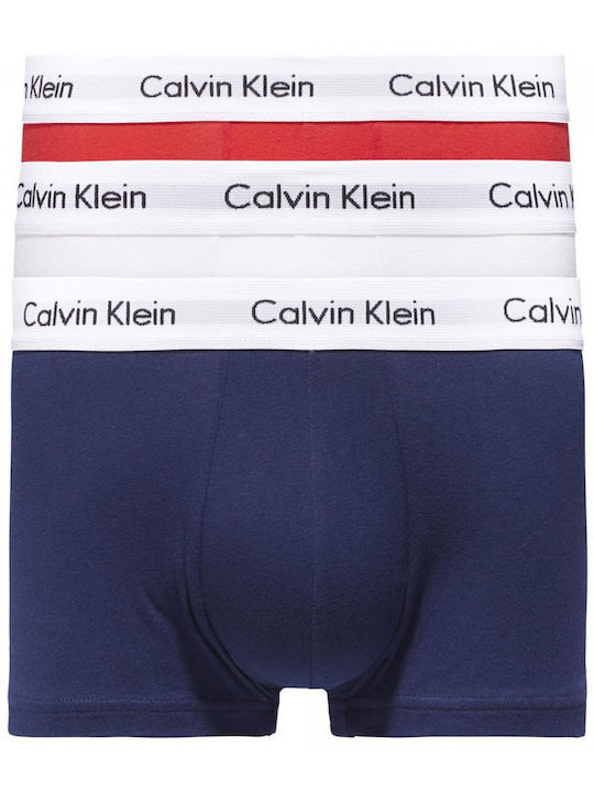 Calvin Klein Ανδρικά Μποξεράκια White, Red Ging...