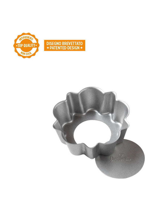 Decora Formă de Patiserie pentru Tartă cu Bază Detașabilă 8x8buc 1buc