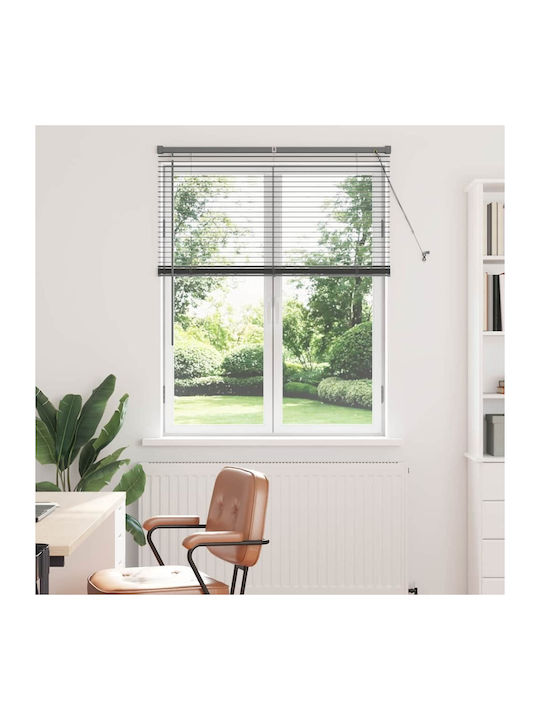 vidaXL Shade Blind Aluminum in Gray Color L100x...