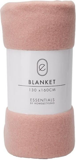 Next Κουβέρτα Fleece Καναπέ 130x160εκ. Ροζ 41361-02