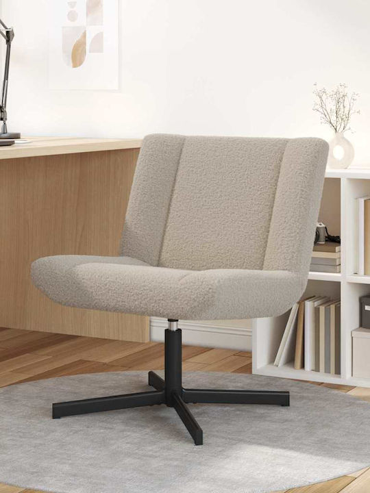 Scaun Vizitator în Culoare Gri 63x75x76cm 1buc