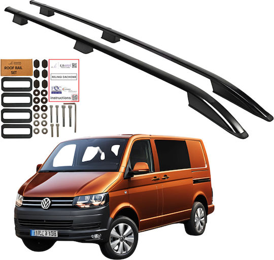 Таванни Стелки За Автомобил Volkswagen Transporter T5 T6 Къси L1 От 2003 Черни