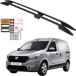 Roof Rails Dacia Dokker From 2013-2020 Renault Express From 2021 Black