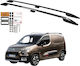 Roof Rails Berlingo Doblo Combo Partner Proace City From 2018 L2 Black