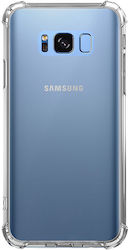 Антишок Калъф Samsung Galaxy S8+ Прозрачен Твърд Акрален Заден Силиконови Ръбове Антиударни Ъгли Ishield Прозрачен