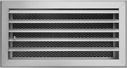 Karkon Rectangular Fireplace Air Shutter White 20x15cm