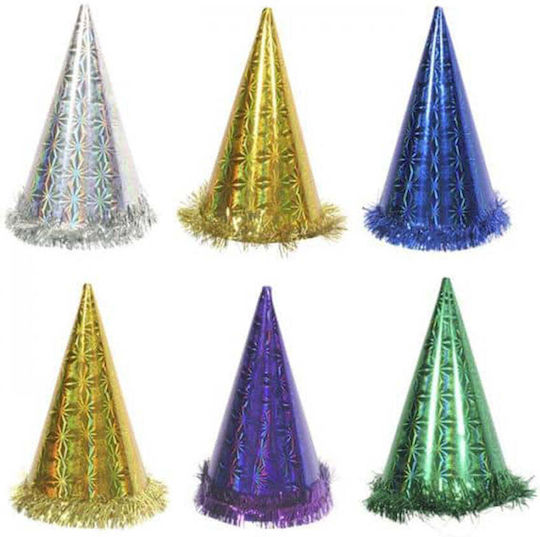 Paper Carnival Hat Red 1pcs