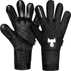 Fearless Goalkeepers Wolf Ironpalm Adults & Kids Goalkeeper Gloves Black Onyx Black