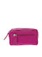 Small Leather Women's Wallet Classic with RFID Fuchsia