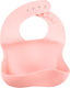 Zingies Αδιάβροχη Σαλιάρα Σιλικόνης με Τσέπη Pink