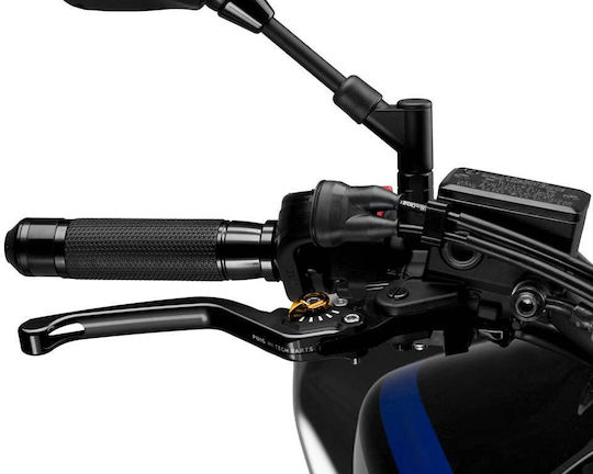 Puig Motorcycle Brake Lever Adjustable Black 120NO