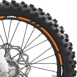 Md Ταινία Τροχών Ktm Orange White 19/17"