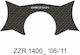 Yoke Protector Handlebar Sticker Zzr 1400 06-11 Ppsk21p Print