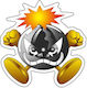Universal PM Bombs Lux Label Decorative Sticker 2pcs 48022p Print