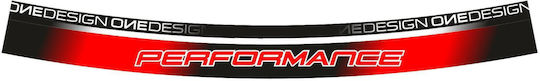 Autocolant Roți Wheel Strips Performance Fluo Roșu Dcwr3p Print