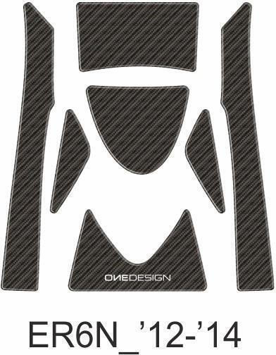 Sticker Tank Yoke Protector Ppsk3p Kawasaki Er6n 12-14 Print