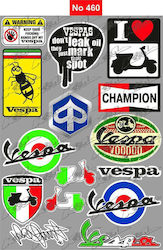 Vespa Sticker Card Code 460