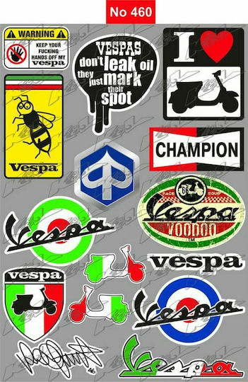 Vespa Sticker Card Code 460